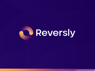 Reversly Logo 3d animation app icon branding design gradient graphic design icon identity design illus illustration logo motion graphics symbol symbol icon ui vector