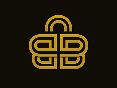 Letter B + Market logo design