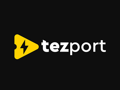 Logo designed for Tezport Logistics app logo branding charge logo charge symbol design flat icon icon app identity identity design illustration logistics logistics logo logo speed logo speed symbol symbol symbol design symbol icon t logo