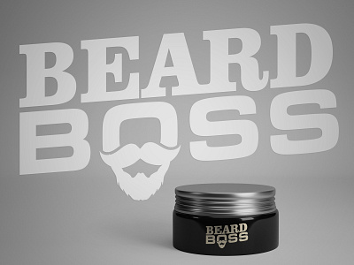 Logo for Beard Boss beard design beard logo beards beauty beauty logo beauty product beauty salon branding design design agency flat icon identity identity design illustration logo mockup symbol symbol design symbol icon