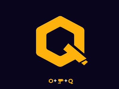 Q CCTV symbol concept