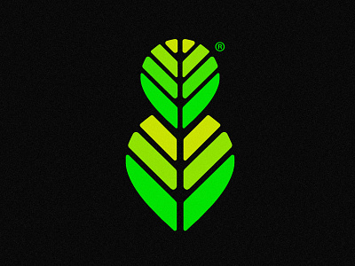 tree symbol concept for a organic farming brand