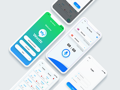 My Wordz - A Translation App app appuiux branding design