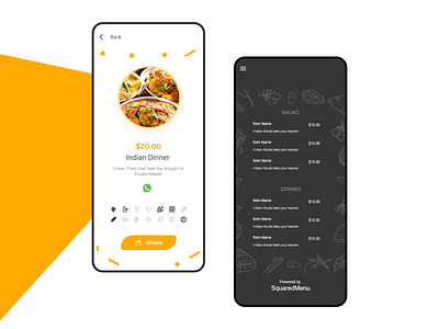 App Food Menu app appdesign appuiux branding design fooddelivery foodies foodiesapp foodmenu icon illustration logo menuapp restaurantapp ui ux vector