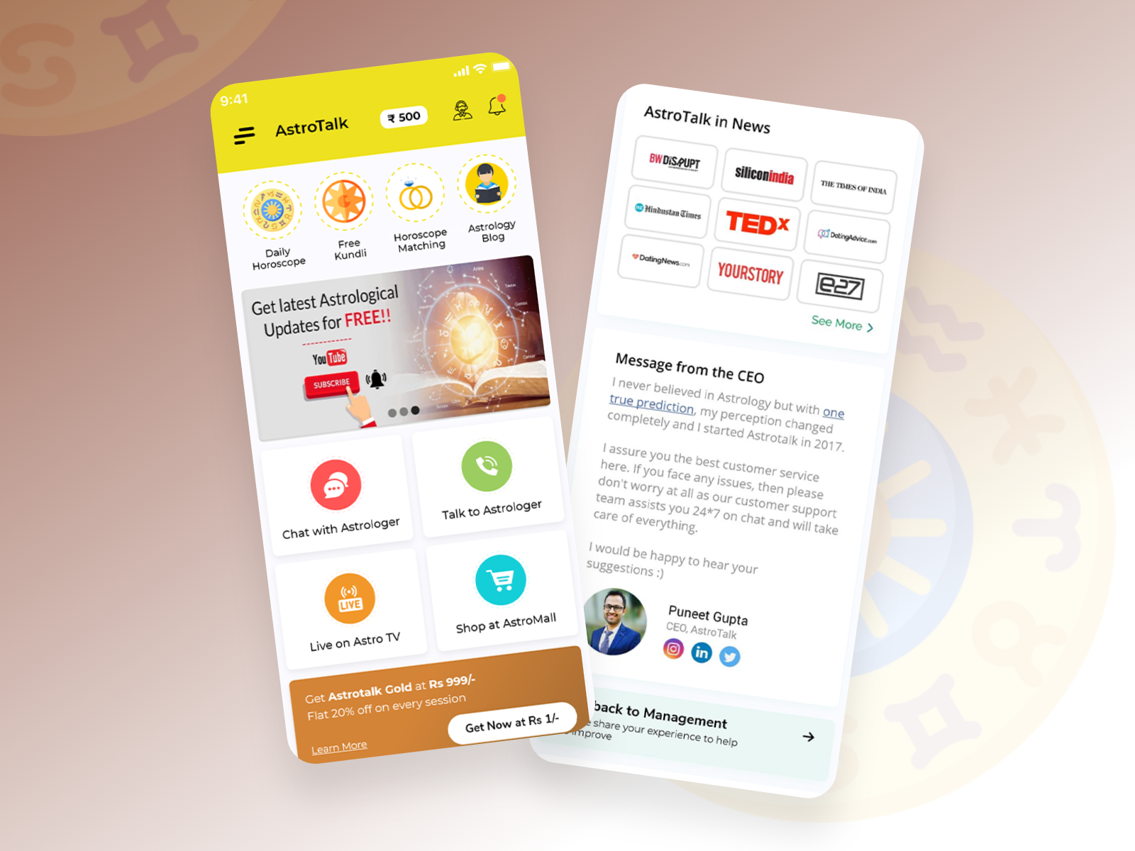 astrologer-app-ui-improvement-sample-only-by-vikas-kumar-on-dribbble