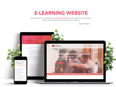 Turkish e-learning website design e learning ui ux web webdesign website