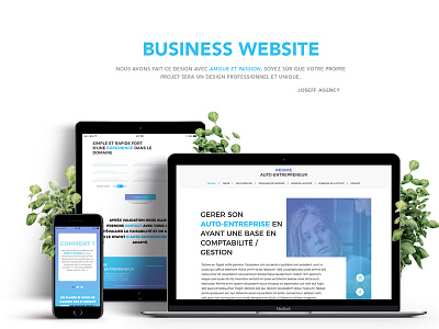 Entrepreneur Business website. agency branding business design entrepreneur entrepreneurship flat illustration ui ux web webdesign website
