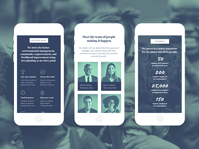 Free Non-Profit UI Kit by Meagan Fisher