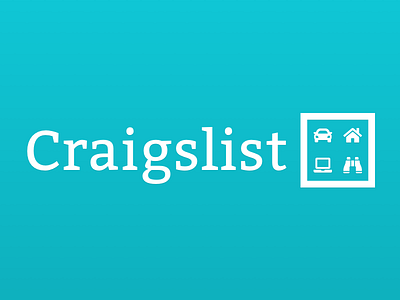 Craigslist Logo buy commerce concept craigslist design logo sell shopping type typography