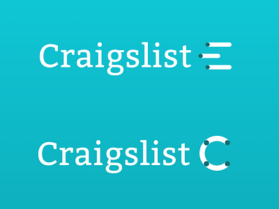 Craigslist Logo, additional thoughts