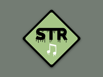 Slime Time Records concept label logo music record records slime time