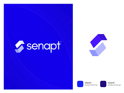 Senapt Official rebrand project branding design icon logo tech vector