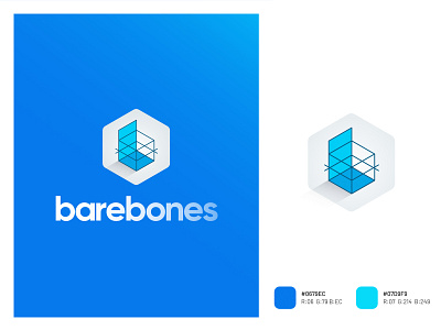 Barebones branding branding design illustration logo tech web