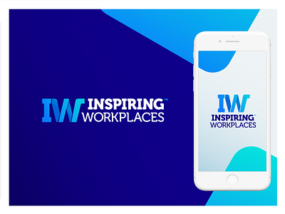 Inspiring workplaces logo design branding design icon illustrator logo typography vector web