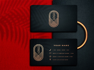 New Luxury Style Business Card Mockup