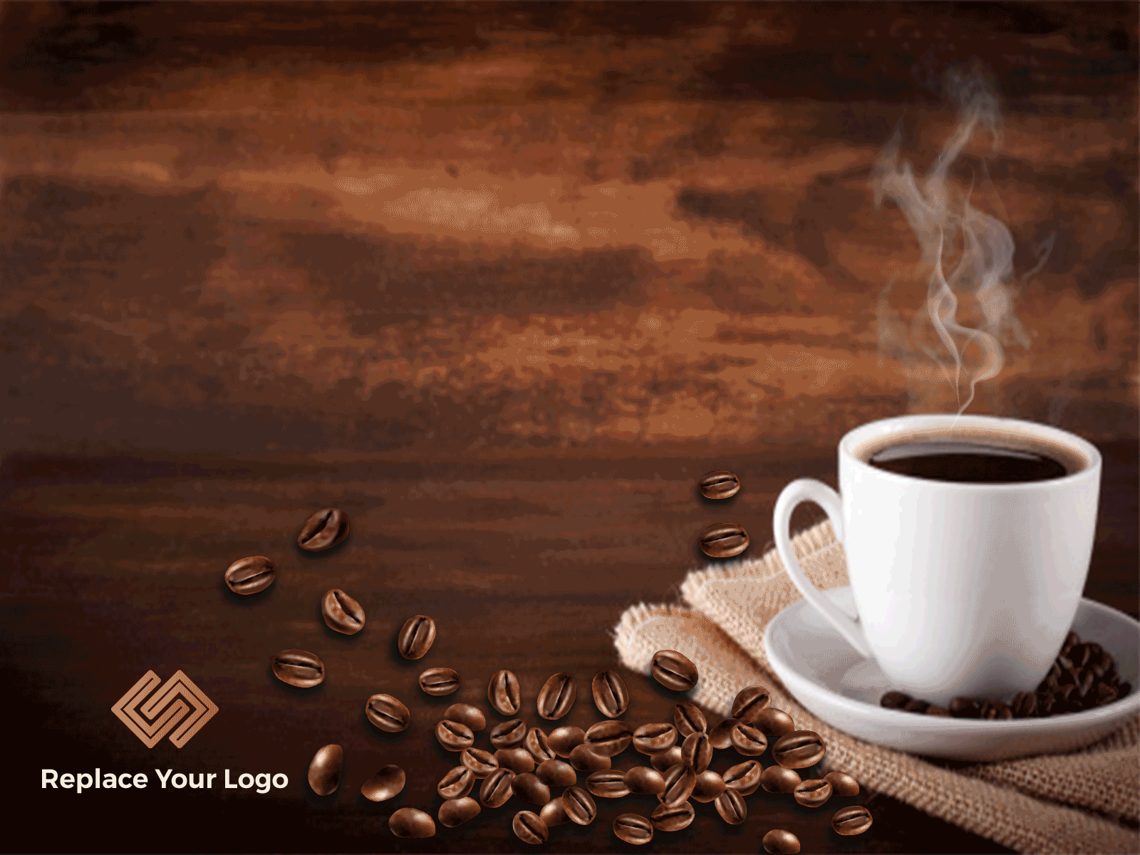 Free Animated Coffee Beans With Steam For Social Media Designs