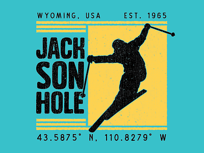 Jackson Hole design graphics illustration jackson hole lauren nugent t shirt