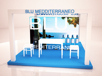 Blu medditerraneo (Acqua di Parma) 3d posm render