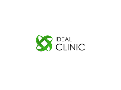 Ideal clinic id identity logo logotype