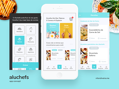 Aluchefs | UX + UI app branding design food app ui uidesign uiux ux uxdesign
