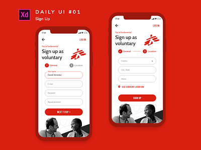 Daily UI challenge #001