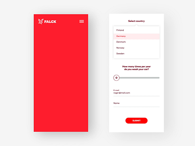 UI Animation for Falck after effects animation motion design ui