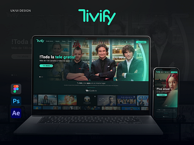 Tiivify - Redesign Website - Desktop and Mobile (UI/UX)