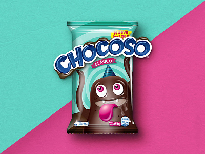 Chocoso - Cake vainila flavor adobe art brand creative designinspiration digitaldesign dribbble graphicdesign ilustrations letters packagedesign packaging