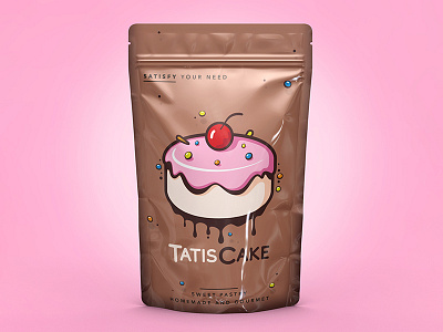 TatisCake - cake packaging. adobe art brand colors creative design designinspiration digitaldesign dribbble illustration logo package packagedesign