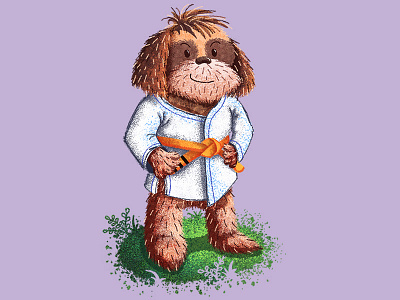 Shih Tzu Leo book character children dog fun illustration shih tzu