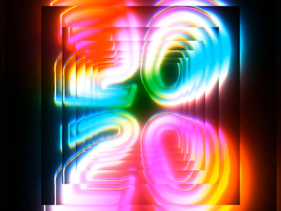 Infinite 2020 2020 80s commencement neon projection public art typography university video art