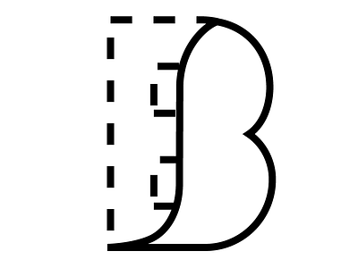 WIP - Branding Project for a fashion company b black branding design fashion flat identity letter logo type white