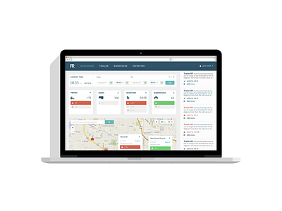 Dashboard Web app currently working on app dashboard design transport truck ui ux web