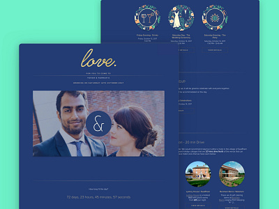 Wedding Website  | Design