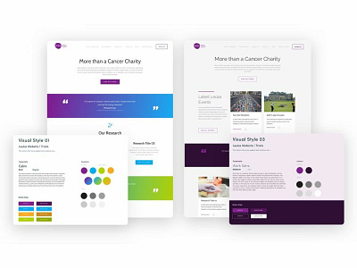 Style Research for a Cancer Charity website