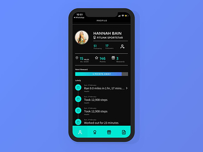 iPhone app design for Fitlink app colour design fit fitlink fitness fitness club health icon ios ui vector