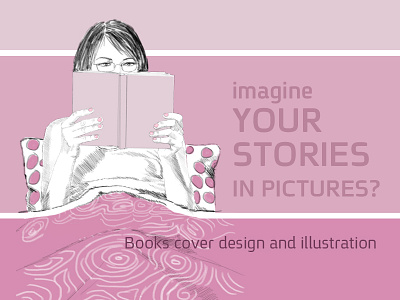 Books cover design and illustrations