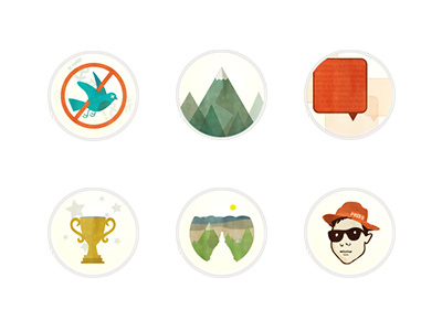 Sunlight Foundation Icon Set icon set illustration mountains opengov sunlight foundation washington dc transparency