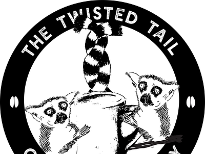 The Twisted Tail Coffee Company adobe branding creative cloud design graphic design illustrator logo transgreaser vector
