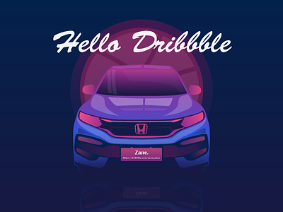 Hi Dribbble car show sketch
