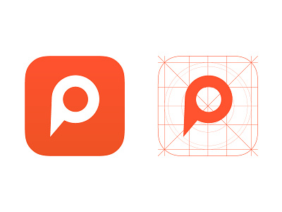 Pinart: Mobile App iOS Icon app icon ios logo minimal mobile pinart ui ux