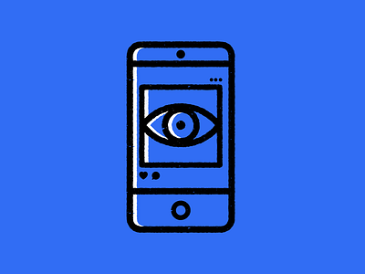 We Are Watching You 👁️📱 eye government illuminati illustration minimal phone