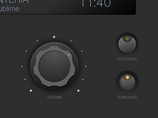 Stereo Controls by Mike Griffith on Dribbble