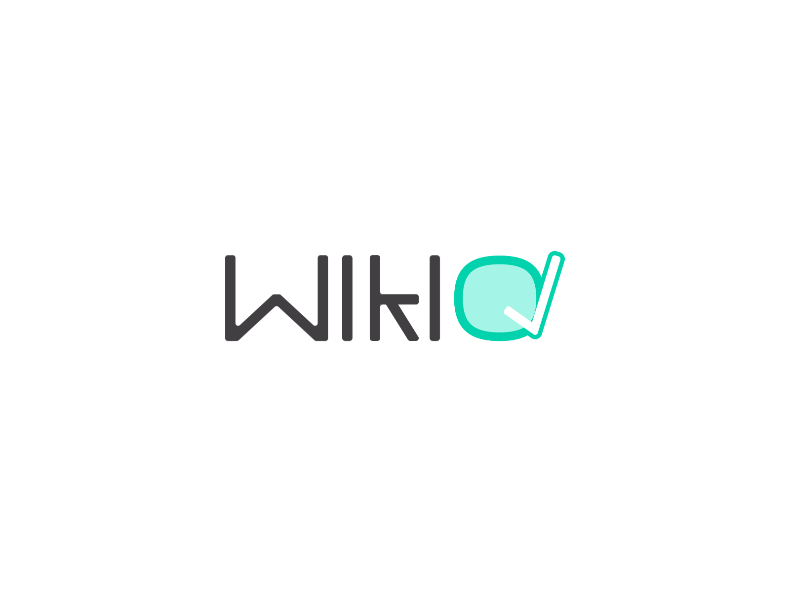 WikiQ Logo Motion after effects animation answer art branding design graphic design illustrator logo logo motion logotype motion motion graphics qa question typography vector wiki