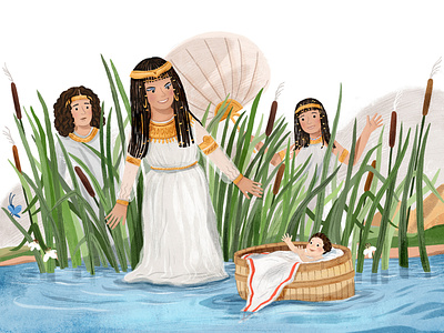 Moses in the bulrushes 2