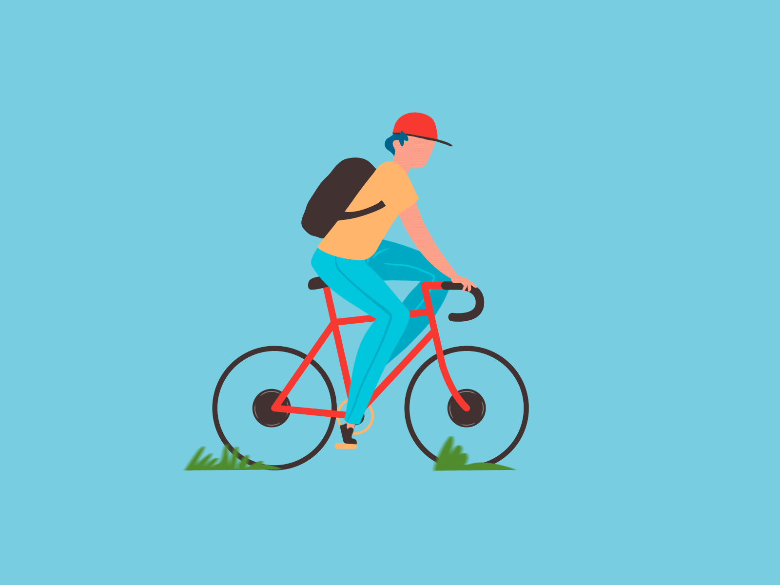 Character Cycling, Bicycle Animation - After Effects Tutorial aftereffects animation animation 2d animation after effects animation design animations art cinema digitalart gif graphicdesign mdcommunity mgcollective motion motiondesign motiondesigner motiondesigners motiondesignschool motiongraphics motionlovers