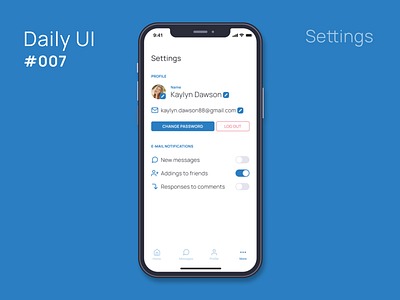 Daily UI #7 dailyui mobile ui