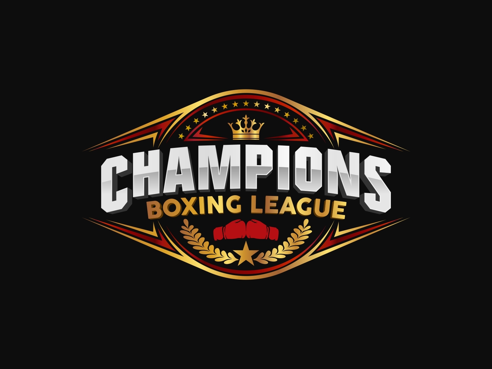 Champions Boxing League Logo By Reza Rachman On Dribbble