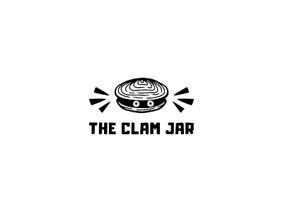 The Clam Jar 99designs branding clam design flat flat design illustration logo vector