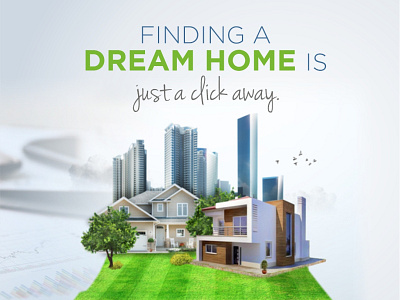 Finding A Dream Home - Social Media Banner Design